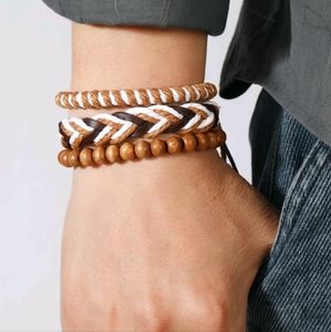 Mens Bracelets 3-Piece